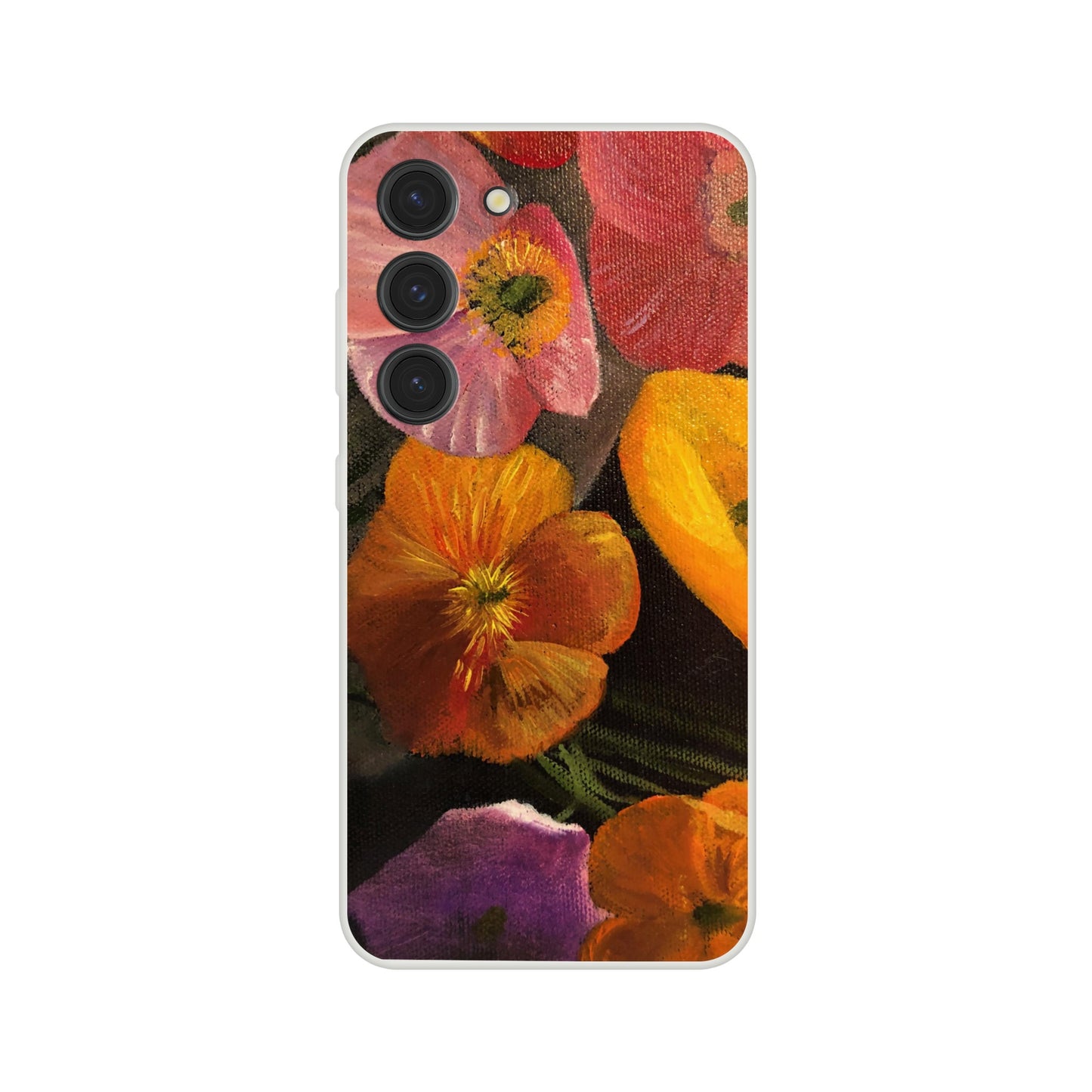 Phone Case - Flexi - Oil Painting Poppies