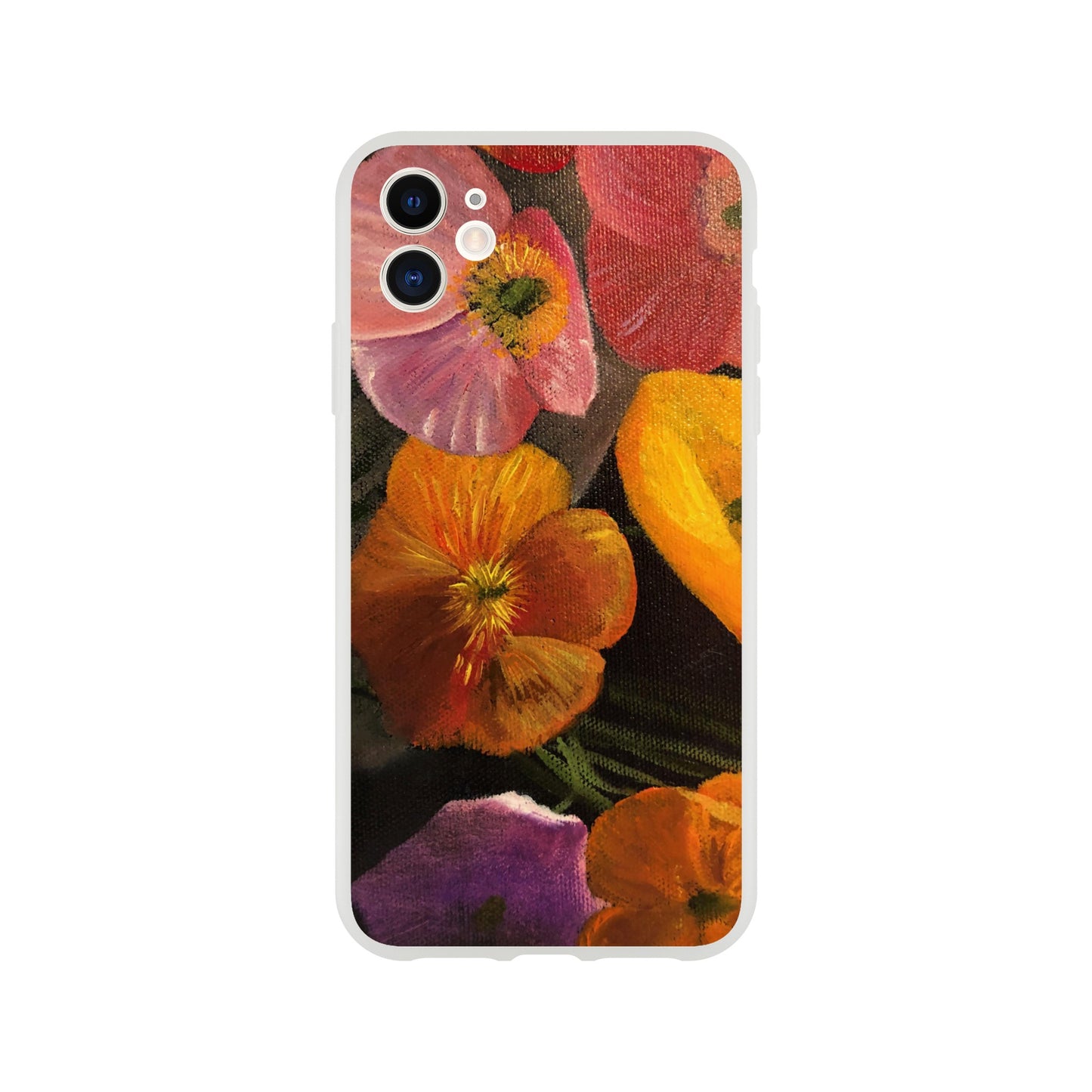 Phone Case - Flexi - Oil Painting Poppies