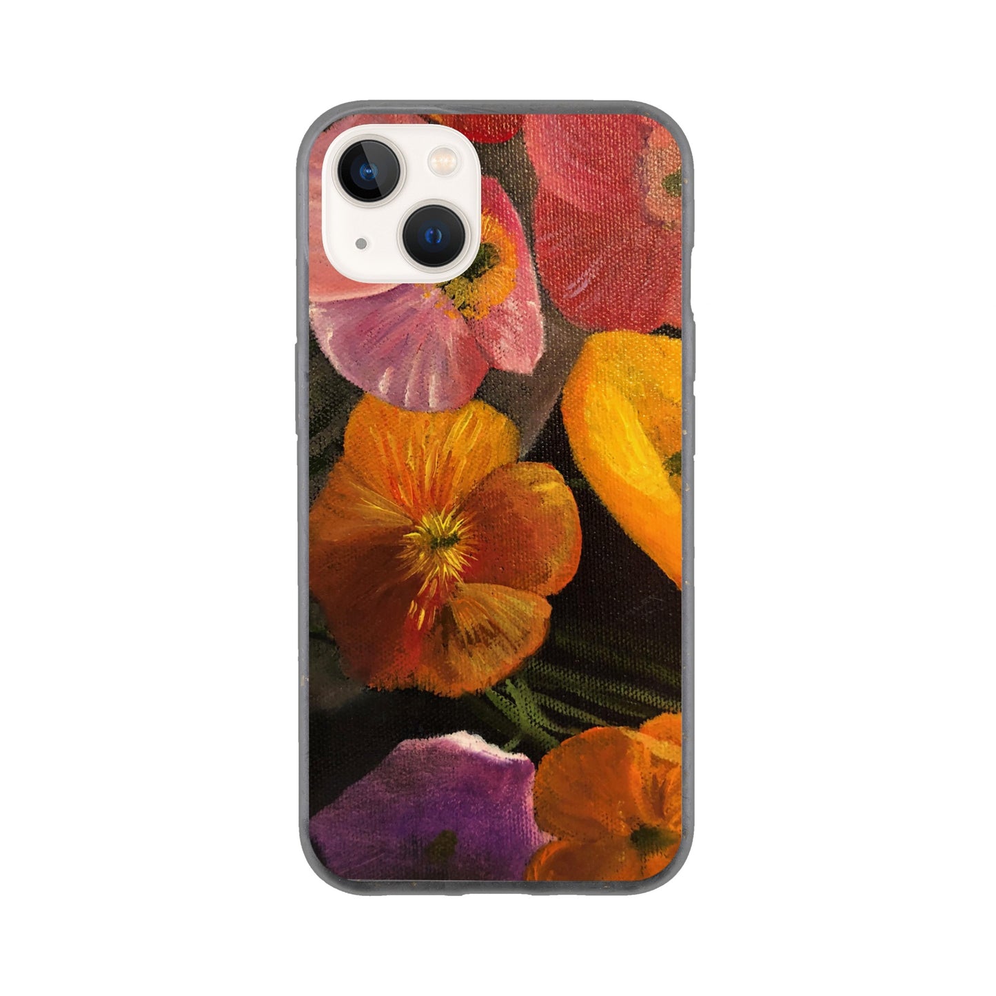 Bio Phone Case - Oil Painting Poppies