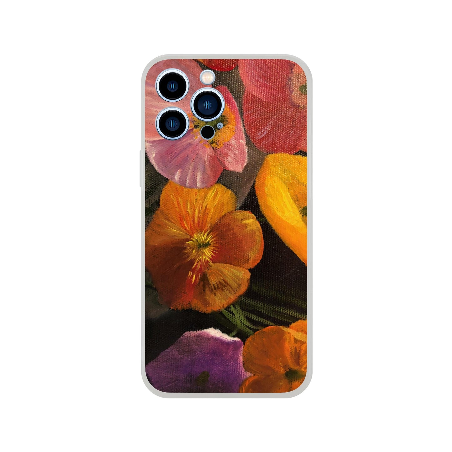 Phone Case - Flexi - Oil Painting Poppies