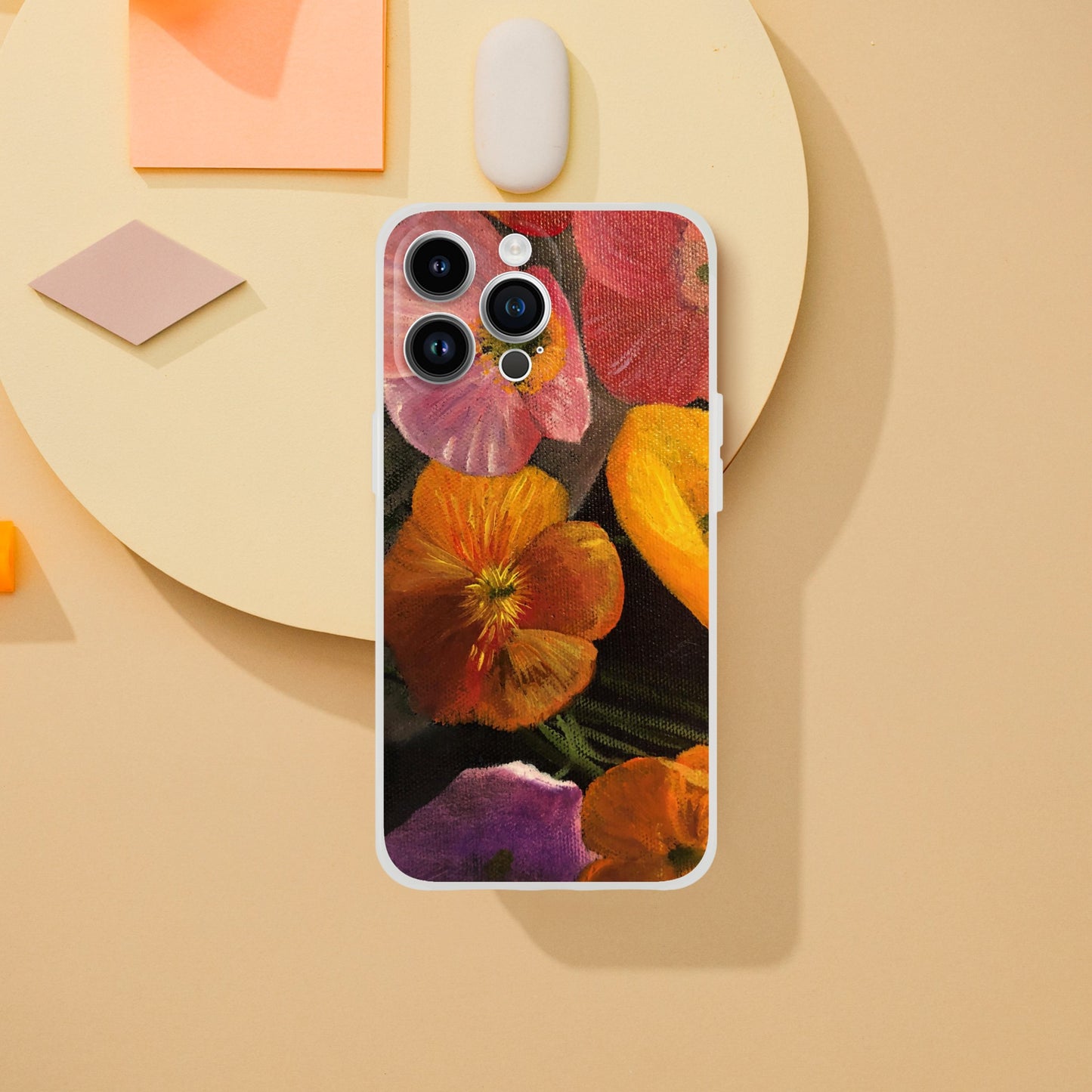 Phone Case - Flexi - Oil Painting Poppies