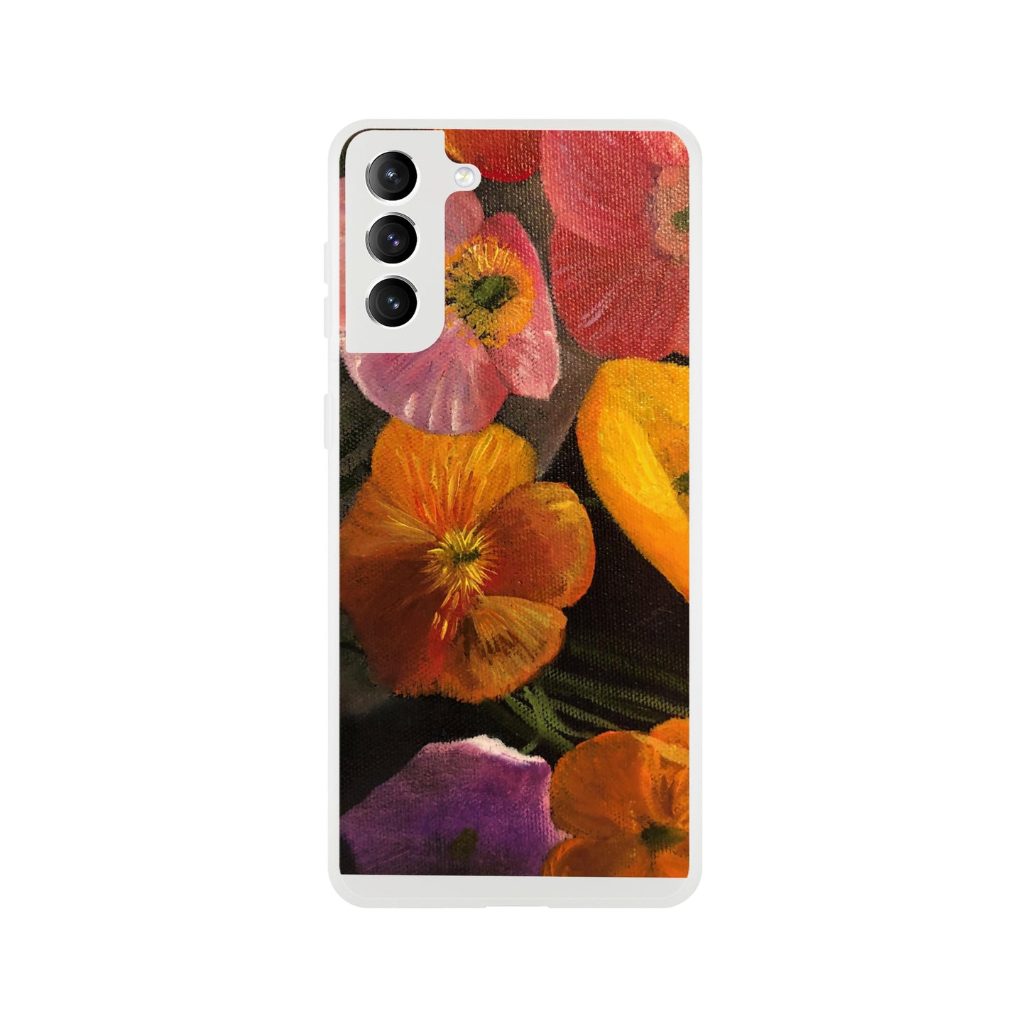 Phone Case - Flexi - Oil Painting Poppies