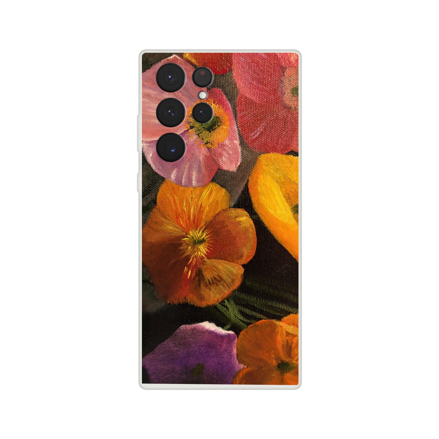 Phone Case - Flexi - Oil Painting Poppies