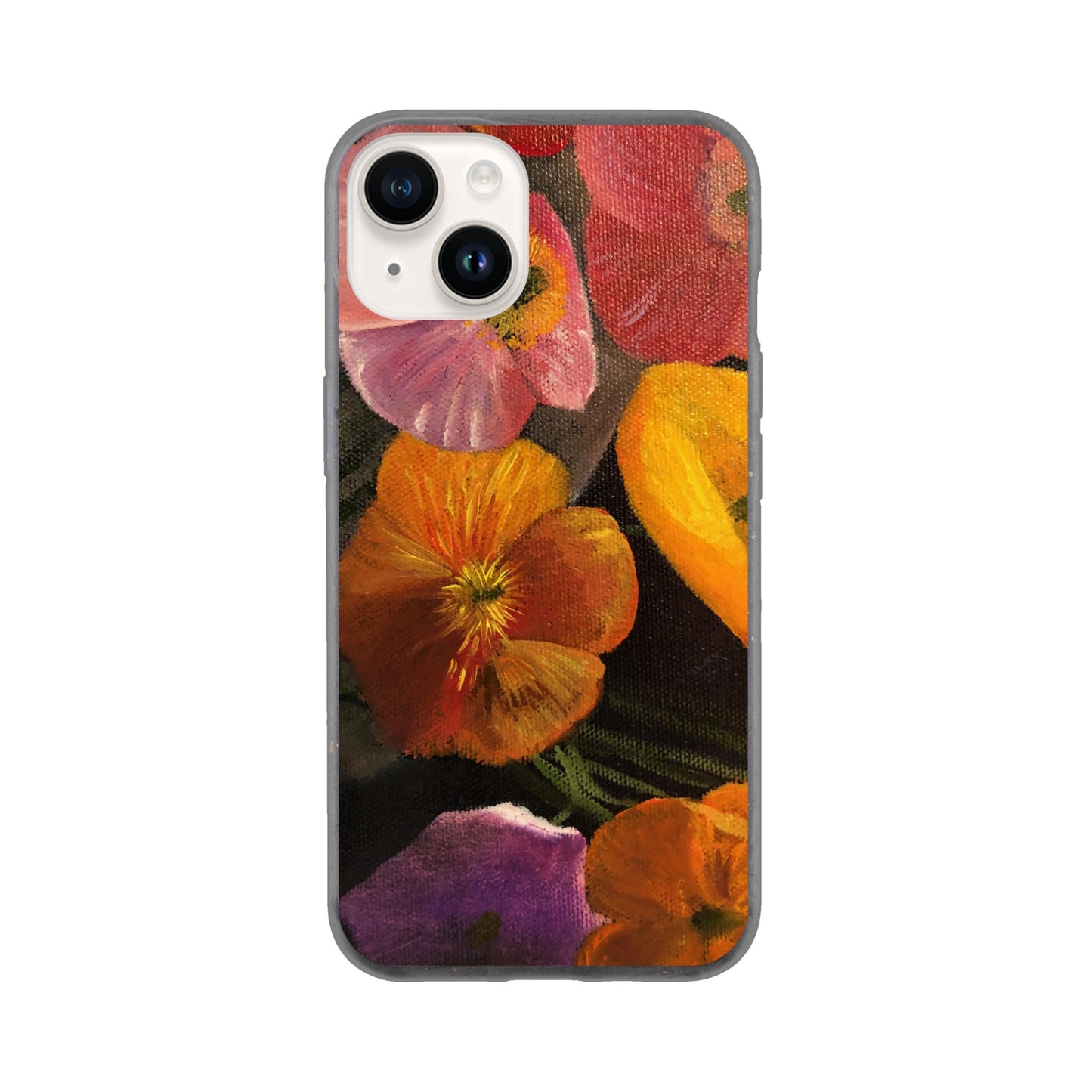 Bio Phone Case - Oil Painting Poppies