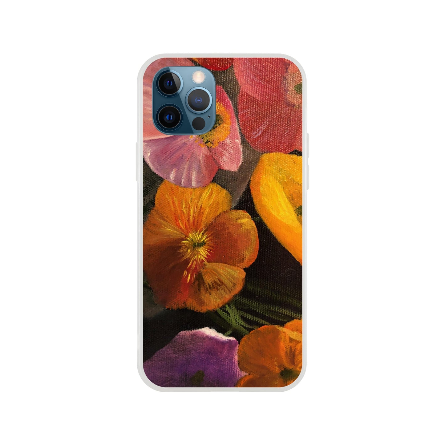 Phone Case - Flexi - Oil Painting Poppies