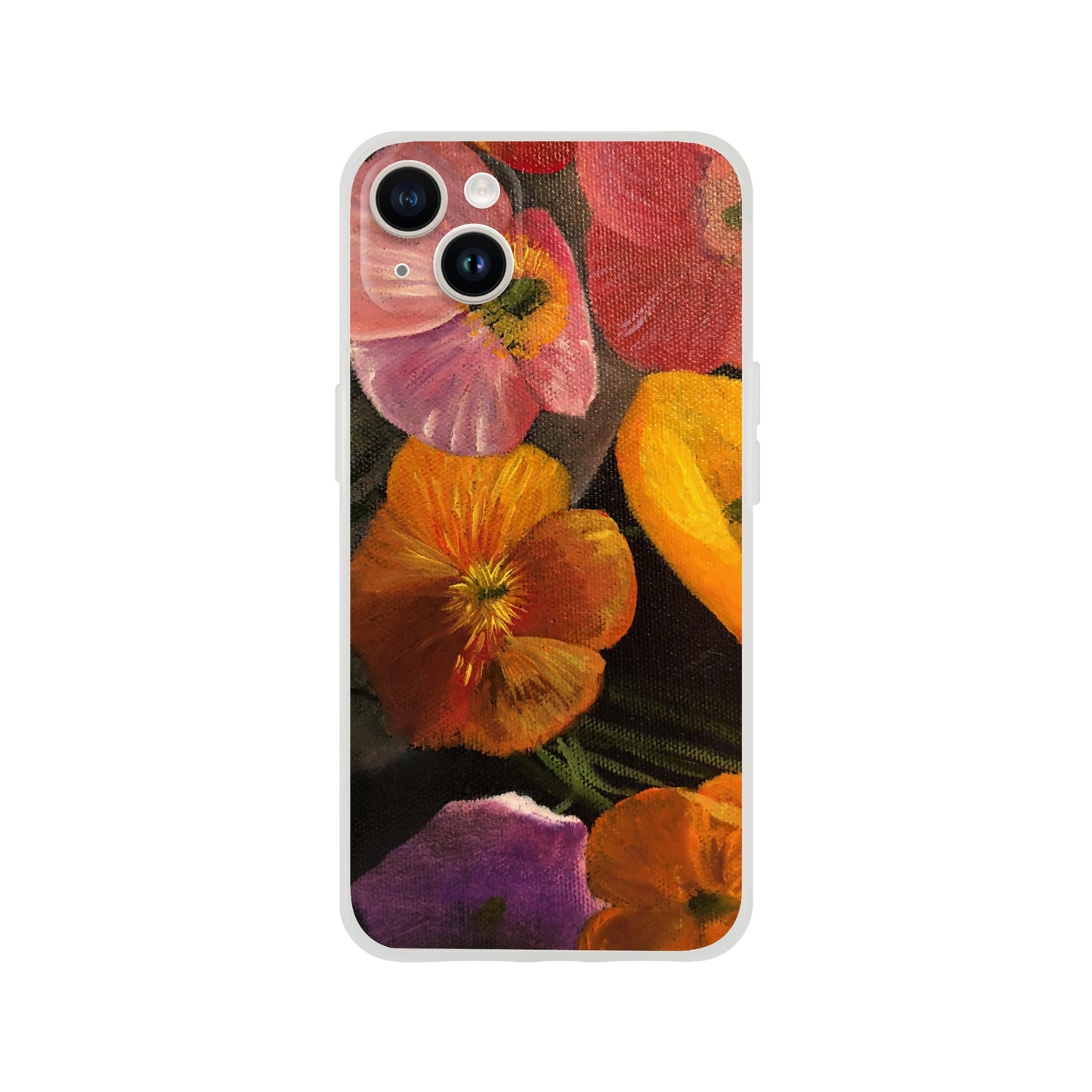 Phone Case - Flexi - Oil Painting Poppies