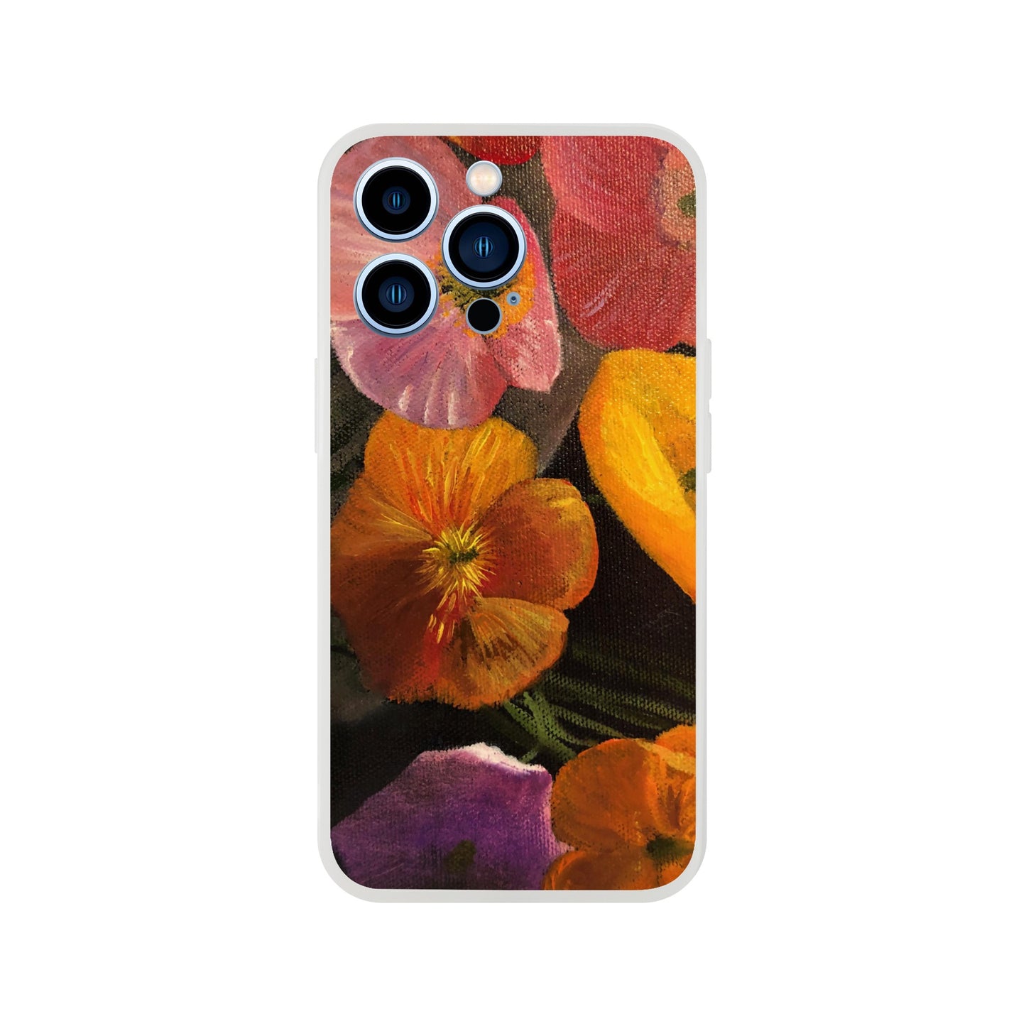 Phone Case - Flexi - Oil Painting Poppies