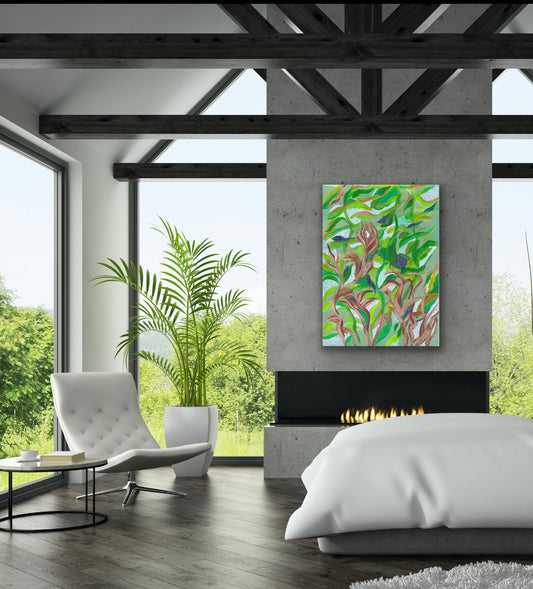 Printable wall art, Abstract - Sea Forest