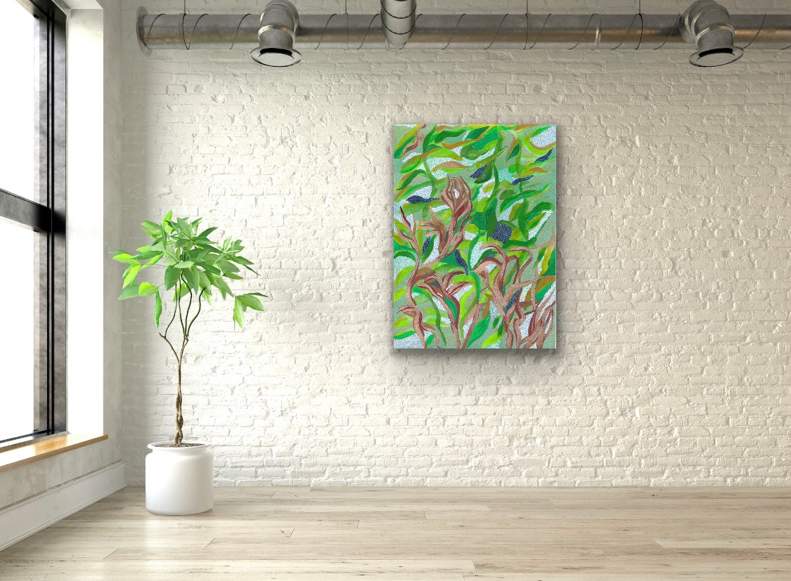 Printable wall art, Abstract - Sea Forest