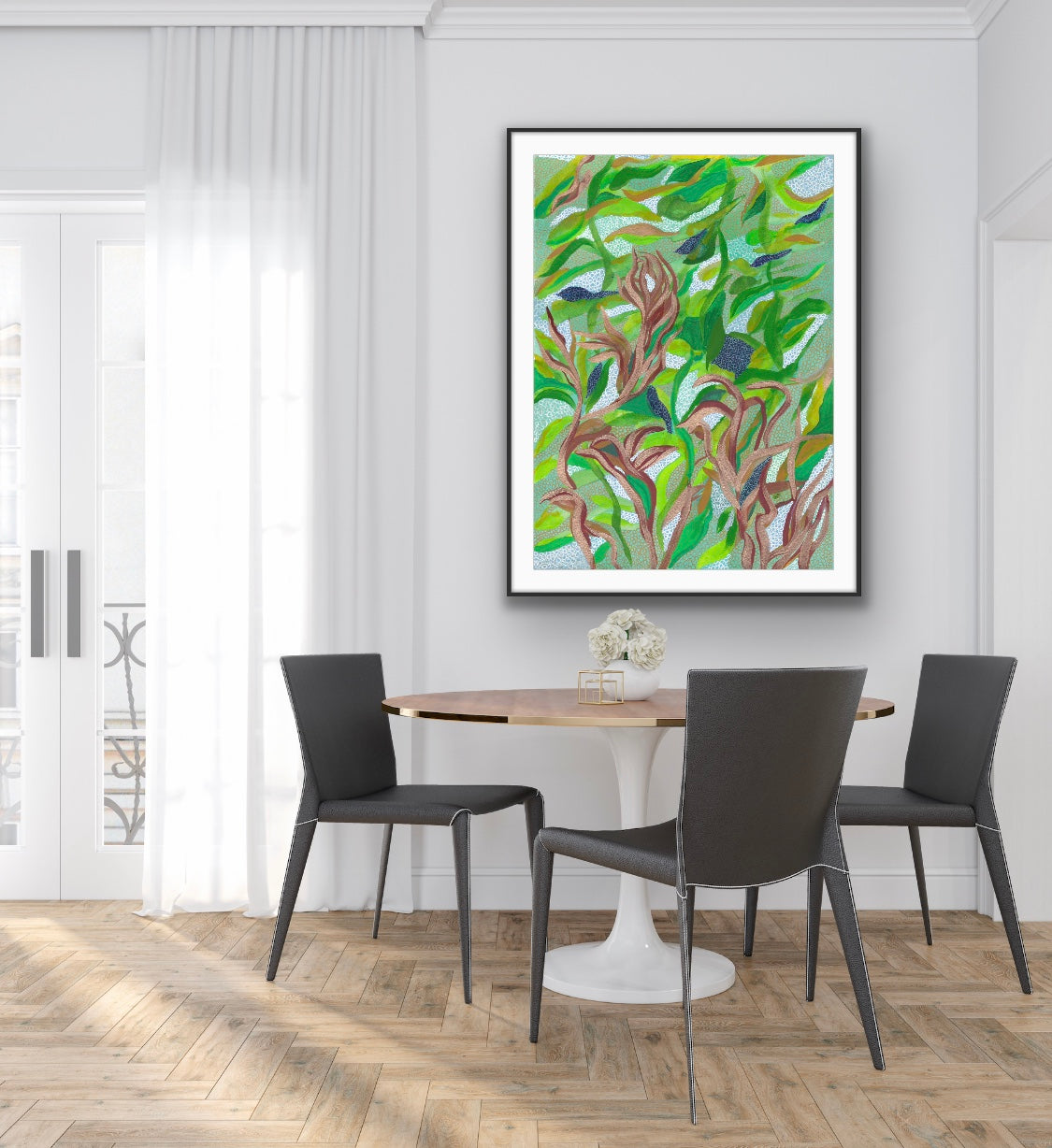 Printable wall art, Abstract - Sea Forest