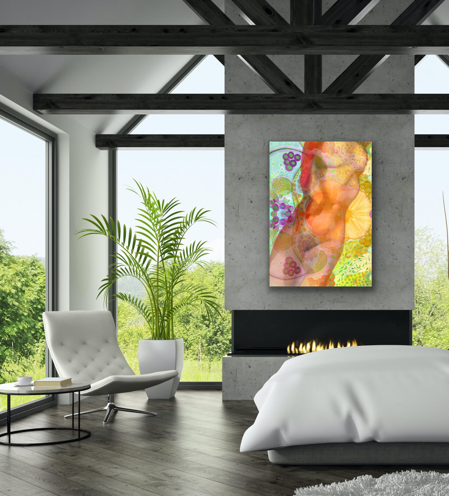 Wall Art Print - Nude - Art Nuveau - Fertility Queen