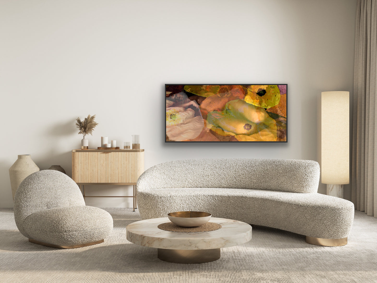 Commissioned Wall Art - Nude - Dark Mother of Poppies