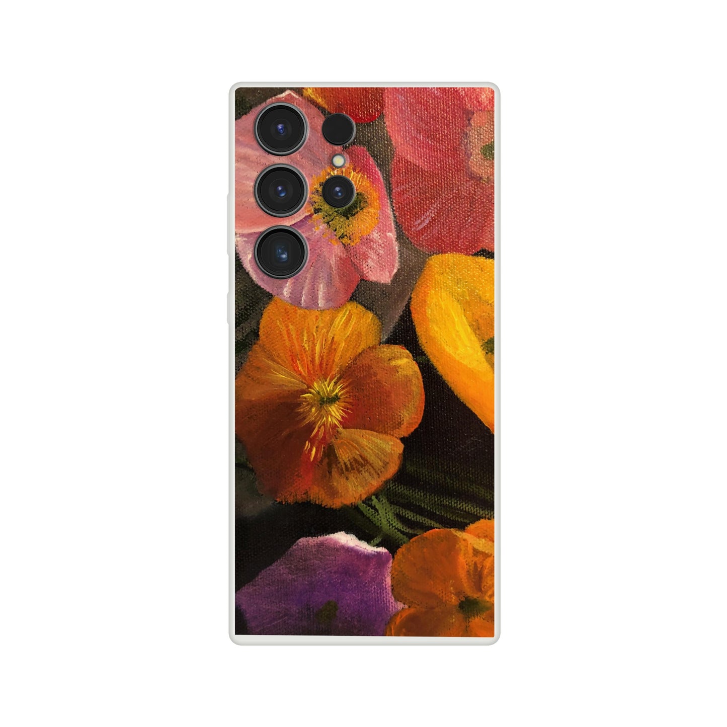 Phone Case - Flexi - Oil Painting Poppies