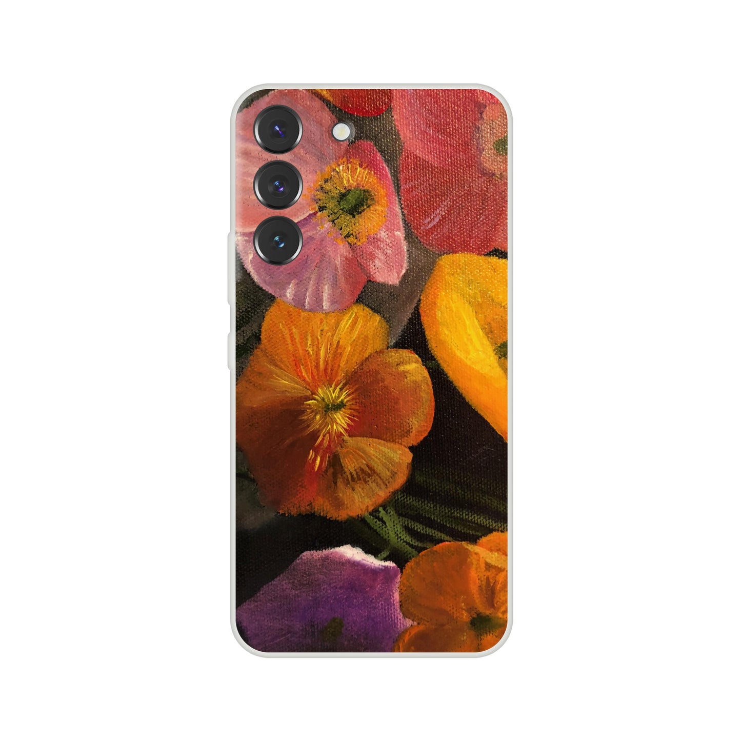 Phone Case - Flexi - Oil Painting Poppies