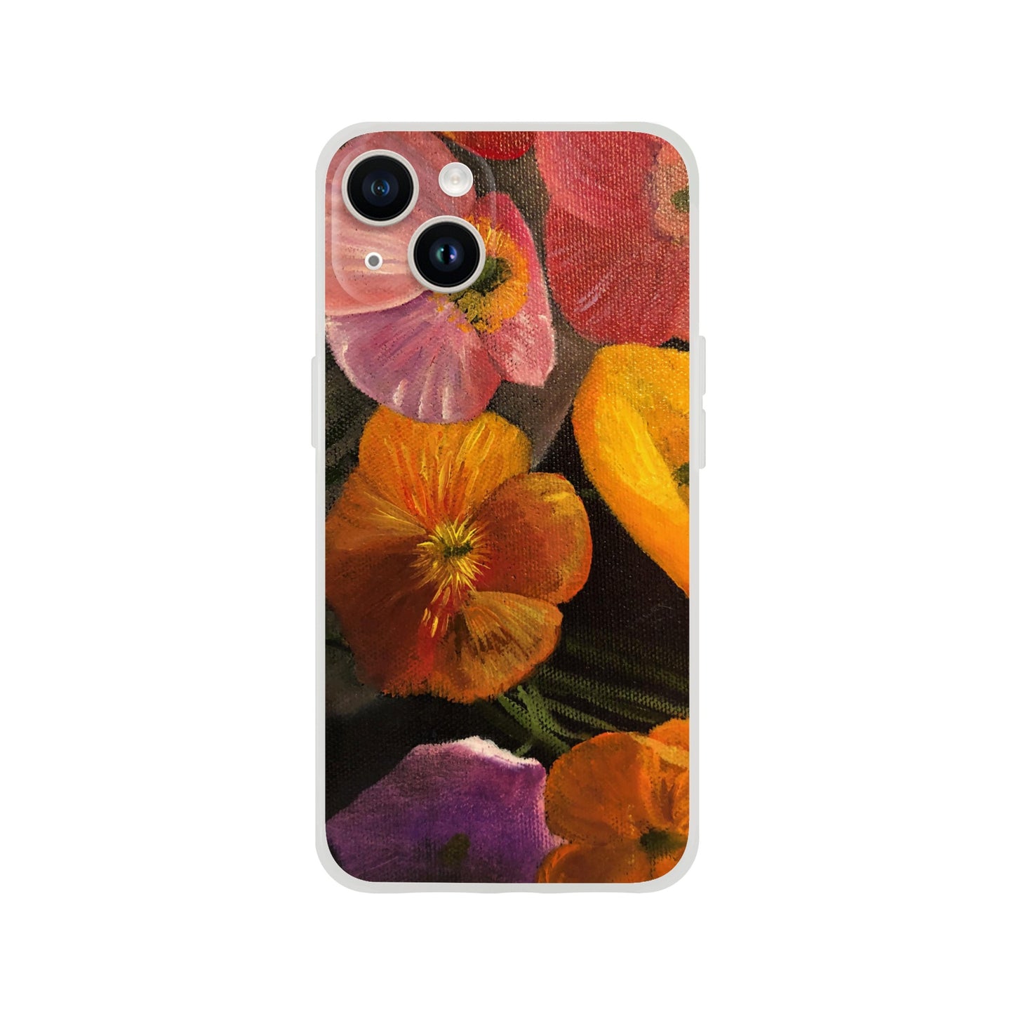 Phone Case - Flexi - Oil Painting Poppies