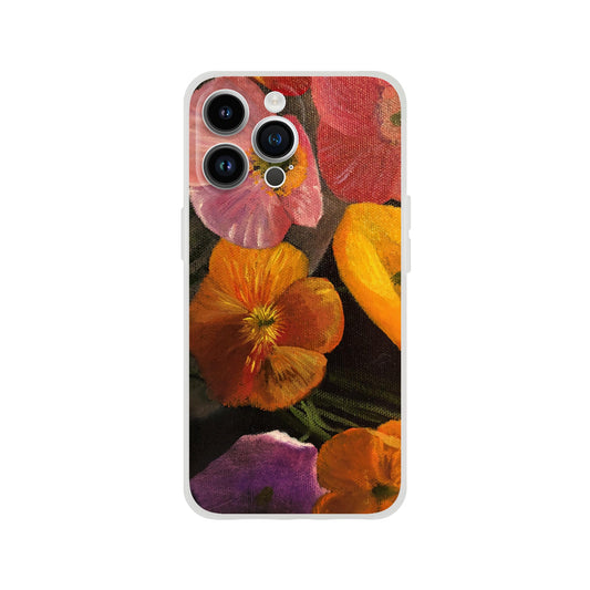 Phone Case - Flexi - Oil Painting Poppies