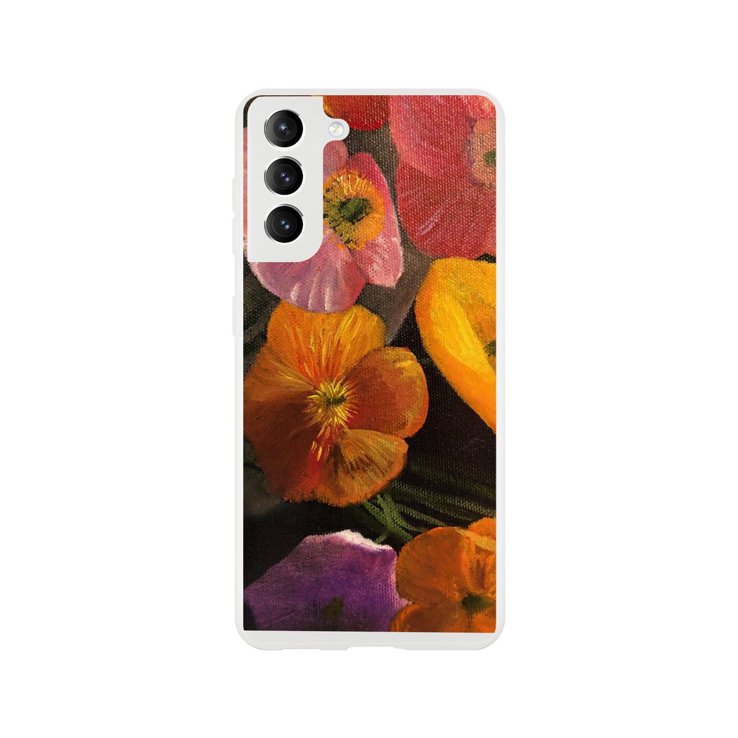 Phone Case - Flexi - Oil Painting Poppies