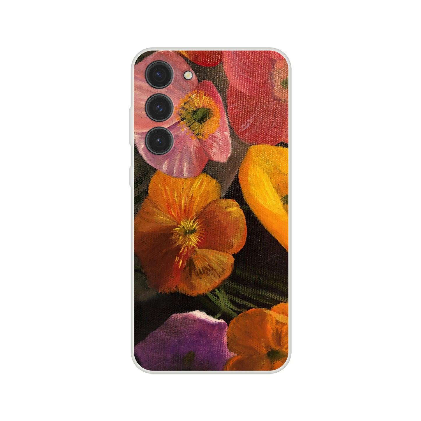 Phone Case - Flexi - Oil Painting Poppies