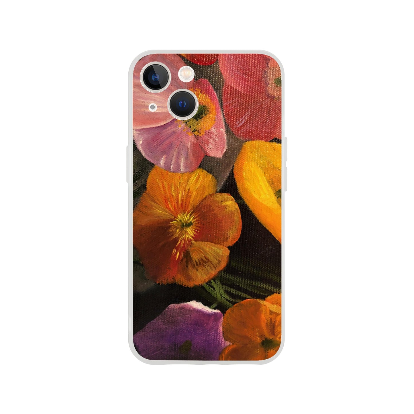 Phone Case - Flexi - Oil Painting Poppies