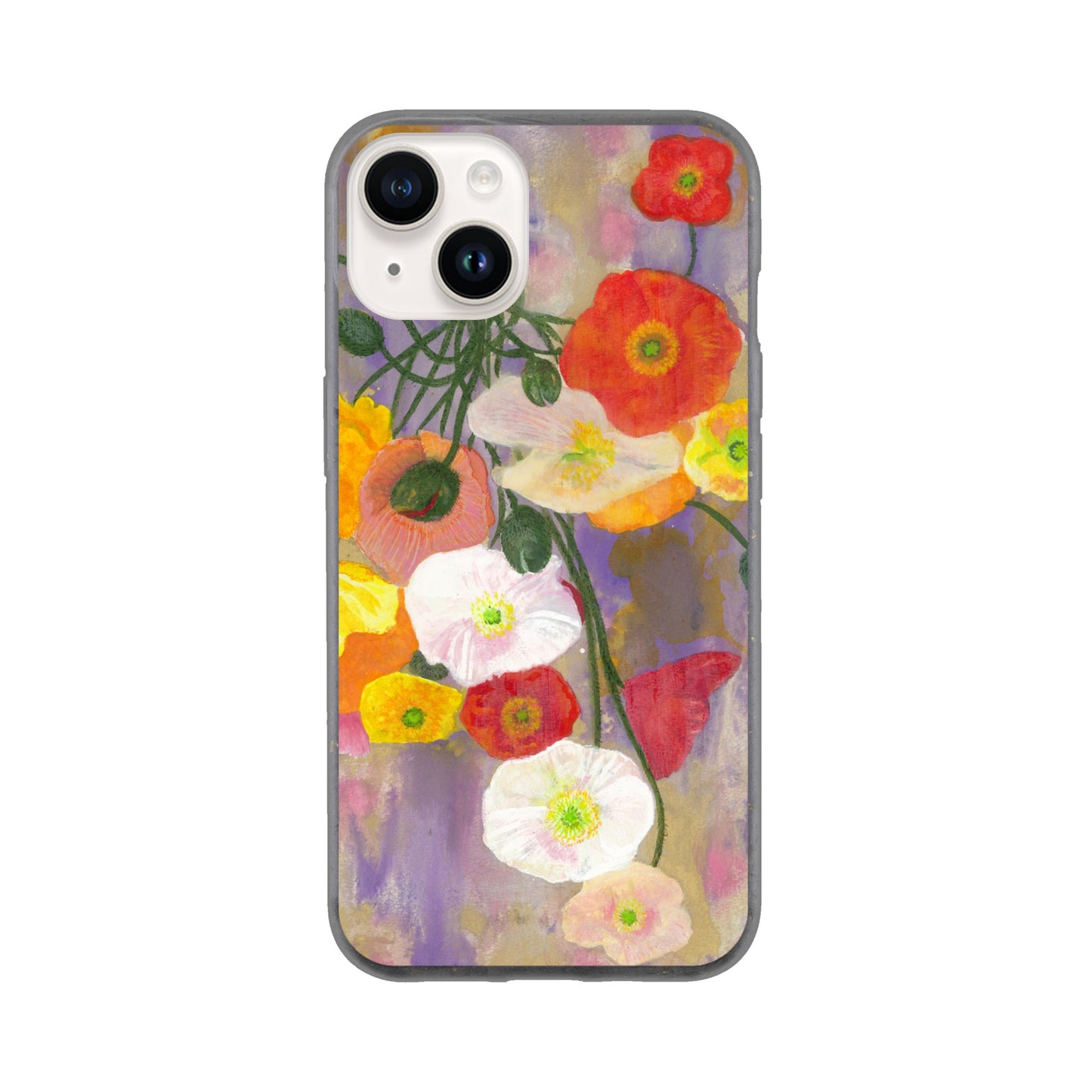 Bio Phone Case - Happy Poppies